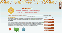 Desktop Screenshot of glowseo.com